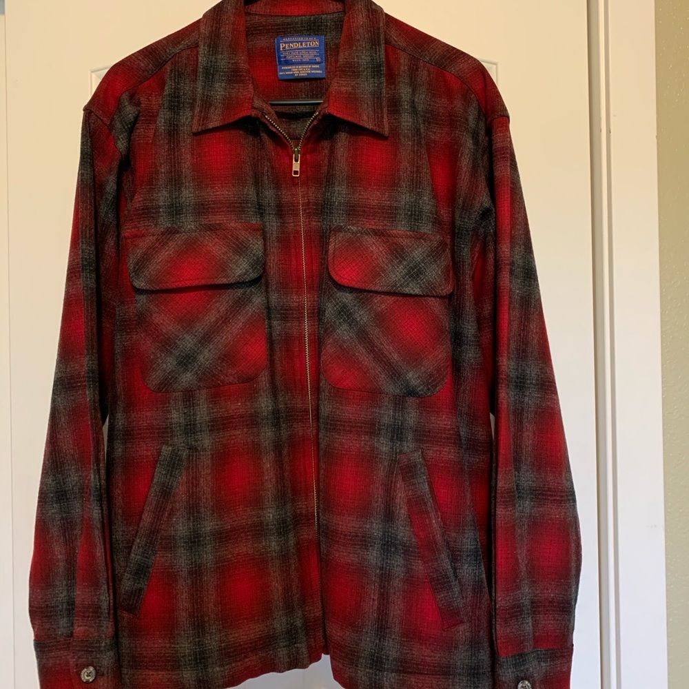 Pendleton wool zip up Jac shirt